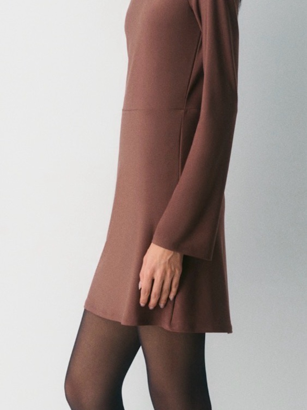 Aritzia Babaton Swan Mini Dress NWT-black - Picture 4 of 8